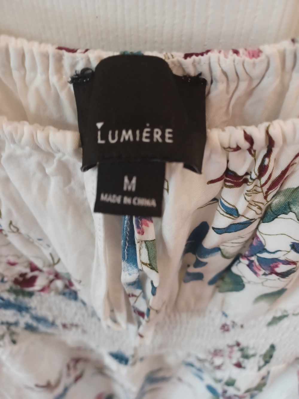 Urban Outfitters Lumiere Floral Off Shoulder Mini Dress - Picture 7 of 7